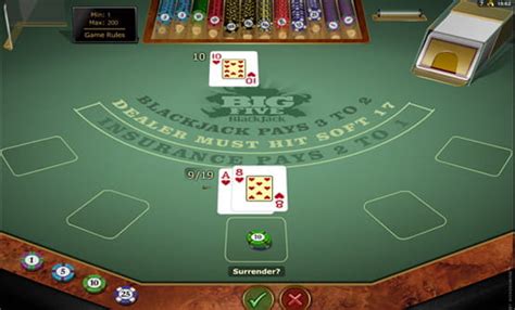 big five blackjack gold series online spielen